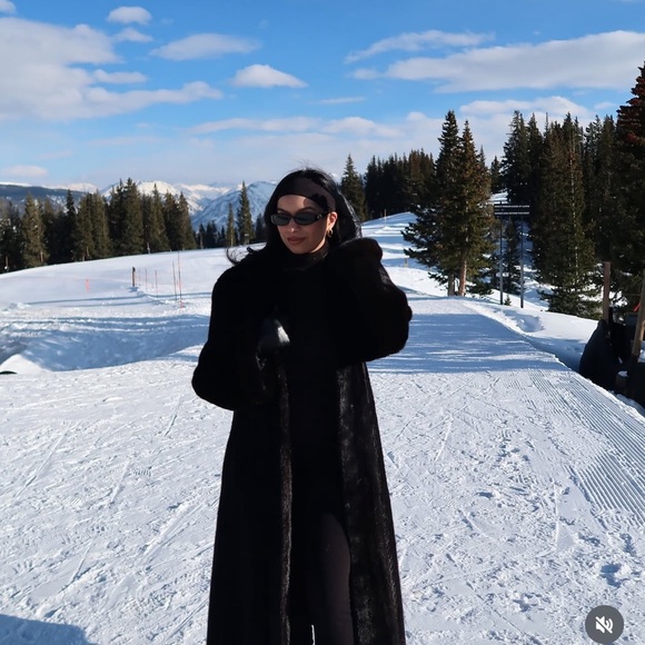 Mink fur coat